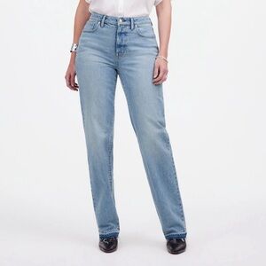 Madewell The Curvy '90s Straight Mid-Rise Jean in Barbosa Wash Size 29